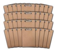 Acrimet Portablocco con Clip a Basso Profilo Formato Lettera A4 (33 x 23 cm) (Cartone Rigido) (Confezione da 36 Pezzi)