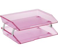 Acrimet Vassoio Facility Portalettere a 2 Ripiani/Organizzatore Di Documenti per