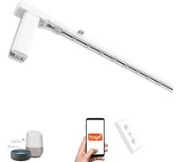 ACRIMO Binario per Tende Motorizzato, Kit Smart Track con Motore WiFi e Telecomando, Compatibile con Google Home, Alexa e App Tuya Smart Mobile, Lunghezza Fino a 6 Metri