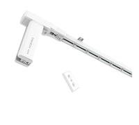 ACRIMO Binario per Tende Motorizzato, Kit Smart Track con Telecomando, Lunghezza fino a 4 metri (spina EU)