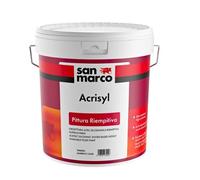 ACRISYL PITTURA RIEMPITIVA BIANCA SUPERLAVABILE ACRILSILOSSANICA SAN MARCO 5/15