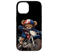 Acrobazia con questo vestito da orsacchiotto da motocross Custodia per iPhone 14