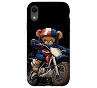 Acrobazia con questo vestito da orsacchiotto da motocross Custodia per iPhone XR