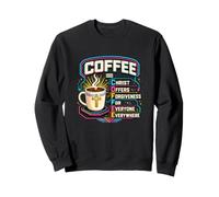 Acronimo di Fede Cristiana di caffè colorato Felpa