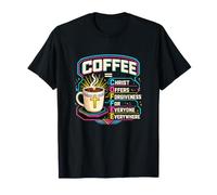 Acronimo di Fede Cristiana di caffè colorato Maglietta