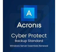 Acronis Cyber Protect - Backup Standard Windows Server Essentials Renewal 1 Anno