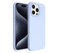 ACRONIX Cover per iPhone 15 Pro Max (6.7"), Silicone Liquido Premium, Protezione Completa, Custodia Antiurto a 4 Strati, Case Ultra-Sottile Fodera Microfibra per iPhone 15 Pro Max Case-Azzurro Cielo