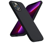 ACRONIX Cover Silicone per iPhone 13 Pro (6.1"), Silicone Liquido Premium, Custodia Protettiva Antiurto a 3 Strati, Case Ultra-Sottile con Fodera in Microfibra per iPhone 13 Pro-Nero