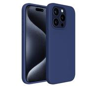 ACRONIX Custodia Silicone Liquido per iPhone 15 Pro (6.1"), Cover per iPhone 15pro Protettiva per Tutto il Corpo, Morbida al Tatto per iPhone 15 Pro Case-Blu Notte