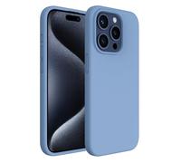 ACRONIX Custodia Silicone Liquido per iPhone 15 Pro (6.1"), Cover per iPhone 15pro Protettiva per Tutto il Corpo, Morbida al Tatto per iPhone 15 Pro Case-Blu Francese