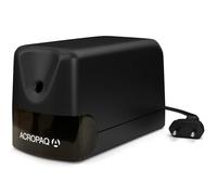 ACROPAQ Temperamatite elettrico professionale - Per matite fino a 8 mm di diametro, Affila velocemente, Per l'ufficio e la scuola - Temperino elettrico