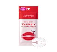 ACROPASS Jolly Filly Lip Plumping Patch, Patch Idratante per Labbra con Estratto di Cayenna, Trattamento Volumizzante, 2 Pezzi