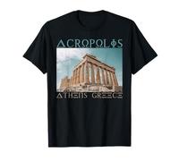 Acropoli di Atene Grecia Punto di Riferimento Storico Souvenir Maglietta