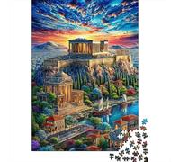 Acropoli di Atene Puzzle 1000 Pezzi, Jigsaw Puzzle Ad Alta Difficoltà Regali Per Adulti E Adolescenti Home Giochi 70x50cm/1000pcs
