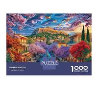Acropoli di Atene Puzzle 1000 Pezzi, Jigsaw Puzzle Ad Alta Difficoltà Regali Per Adulti E Adolescenti, Home Giochi 52x38cm/1000pcs