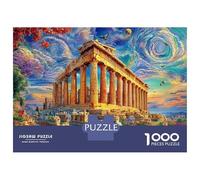 Acropoli di Atene Puzzle 1000 Pezzi, Jigsaw Puzzle Ad Alta Difficoltà Regali Per Adulti E Adolescenti, Home Giochi 52x38cm/1000pcs