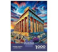 Acropoli di Atene Puzzle Da 1000 Pezzi Per Adulti E Bambini - Puzzle Ad Alta Difficoltà,Giochi Stimolanti Per Tutta La Famiglia 52x38cm/1000pcs