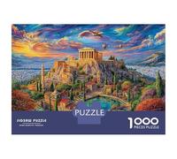 Acropoli di Atene Puzzle Da 1000 Pezzi - Puzzle Ad Alta Difficoltà,Giochi Stimolanti Per Tutta La Famiglia 38x26cm/1000pcs