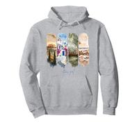 Acropoli, Plaka e taverne - Grecia Vacanze Atene Felpa con Cappuccio