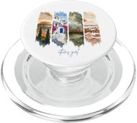 Acropoli, Plaka e taverne - Grecia Vacanze Atene PopSockets PopGrip per MagSafe