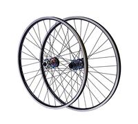 ACROSSPART 29" MTB Mountain Bike Set ruote anteriori e posteriori con doppio disco a sei fori, ruote in alluminio con 2 raggi (anteriore+posteriore), colore nero