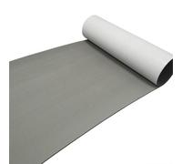 ACROSSPART Eva - Rivestimento per pavimento in schiuma blu marino, antiscivolo, tappetino autoadesivo per navi, 240 x 90 cm (grigio)
