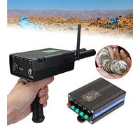 ACROSSPART Rilevatore di metallo palmare oro argento 1KM/20M Gold Metal Detector Dual Probe Antenna Detector Facile da trasportare e conservare