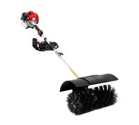 ACROSSPART Spazzaneve portatile 52CC a 2 tempi, 2,3 CV, a benzina con piastra d'urto e tracolla, upgrade 1,7 KW, scopa a benzina per superfici in erba artificiale, strade, aziende agricole