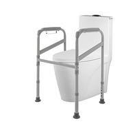 ACROSSPART Supporto per WC con braccioli, supporto per il sollevamento del WC per anziani, regolabile in altezza, per il sollevamento del WC con braccioli, supporto per il supporto massimo 200 kg,