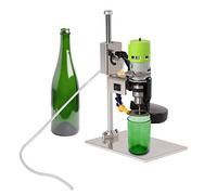 ACROSSPART Tagliavetro per bottiglie, tagliabottiglie di vetro elettrico, strumento di taglio 6000 r/min tagliabottiglie fai da te in acciaio inox