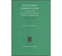 Acrotismo cameracense. Le spiegazioni degli articoli di fisica contro i peripatetici