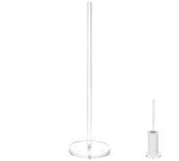 Acryl Toilettenpapierständer - Moderner Transparenter Freistehender Halter Badezimmer Bodenständer Platz für 5 Rollen Ersatzspender Stabil Transparent Einfacher Zugriff | Für Badezimmer Zuhause