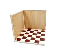Acrylic 1:12 Scale Parking Lot Diorama For Diecast Car,Stile D | facile assemblaggio autonomo, organizzatore da display multipropósito, adatto per bambole BJD e figure d'azione, accessorio