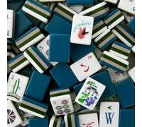 Acrylic American Mahjong Set, 160 Engraved Tiles