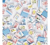 Acrylic American Mahjong Set, 160 Engraved Tiles