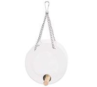 Acrylic Bird Feeder Box Anti-Scatter Hanging Feeding Box Outdoors Transparent Supplies