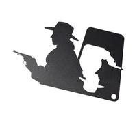 Acrylic Book Marks for Reading Lovers, Detective Shaped Acrylic Bookmarks, Creative Bookshelf Decorations, Perfect for Bedroom & Living Room Decor, Acrylic Craft Detective Shaped Bookmarks for Read