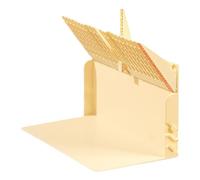 Acrylic Bookends - 20x12x15cm Adjustable Bookends, Desk Organizer Bookend, Heavy Duty Acrylic Expandable Bookend, Table Display Decoration, Bookshelf Storage Stand For Study Room, Bedroom