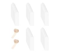 Acrylic Bookmark Blanks | 100 Pieces Clear Acrylic Tags With 2 Rolls Ribbon | Ideal Choice Decorative Blank Bookmarks,for Adults Teacher Studio School Daily Offices File Desk Home Birthday Festival