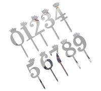 Acrylic Cake Topper - Decorative Number | Acrylic Decorative Cupcake And Cake Topper, Ideal For Celebrations, Graduations, Weddings, Family Gatherings, Retirements, Birthdays For Boys, Girls, Men, Wom