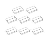 Acrylic Card Holder, 10 Pieces Clear Display Stands for Business Cards, Name Tags, and Table Signs, Transparent Card Organizer for Weddings, Events, Parties, Retail Counters, Desk & Home Organization,