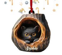 Acrylic Christmas Ornaments - Animale Christmas Tree Decorations | Animal Christmas Tree Ornaments | Cute Pendant Christmas Ornaments | Bag Pendant, 2D Acrylic Koala Monkey Cat Car Ornament