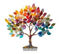 Acrylic Desk Tree, Beautiful Aesthetic Room Decors Decorative Figurines, 10.24x3.15x9.84 Inches Delicate Furnishing Decoration & Lightweight Design, Modern Home Decors for Homes Offices, Yoga, Studio