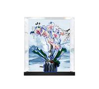 Acrylic Display Case Compatible with Lego10311 Orchid Model Protection Dustproof Transparent Compatible with 10311 (Display Case Only) (Background)
