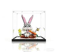 Acrylic Display Case for Lego 40920 Bu*GS Bunny Series Model Display Box Dustproof Clear Storage Box Compatibile con Lego 40920 (Case Only, No Model) (Mirrored)