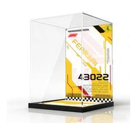 Acrylic Display Case for Lego 43022 Ferrari Team HP Lewis Hamilton Helmet Clear Storage Box Compatibile con Lego 43022 (Case Only, No Model)