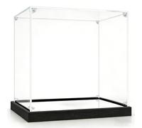 Acrylic Display Case for Lego Ferrari Team Helmets 43014+43022 Acrylic Display Case - Clear Storage and Display Box Compatible (Case Only, Without Le *go) (Mirrored)