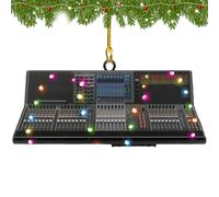 Acrylic DJ Music Ornament - Christmas Tree & Car Rearview Decor