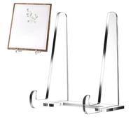 Acrylic Easel Stand Clear Book Holder, Tabletop Bracket For Frame Picture
