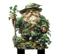 Acrylic Garden Stake Decor - Whimsical Tree Man Earth Goddess Statue, 2D Acrylic Outdoor Stake Charming Design, Durable + Weather-Resistant Finish, Lightweight Strong Material Easy Insert, For Lawn,